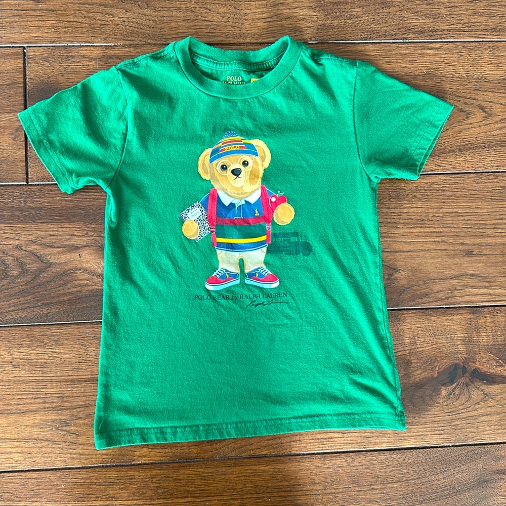 Polo Bear Cotton Jersey Tee Size 7.